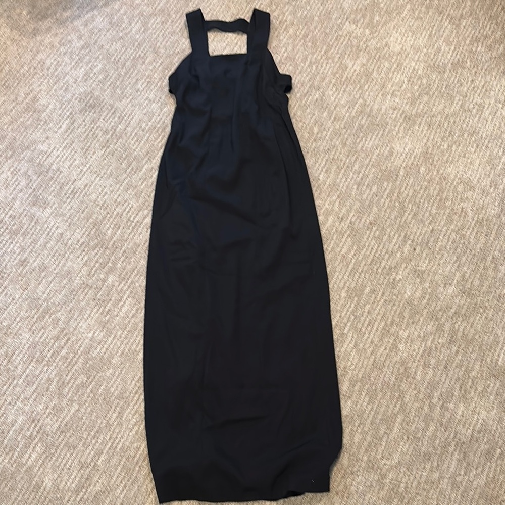 GALVAN Black Maxi Dress